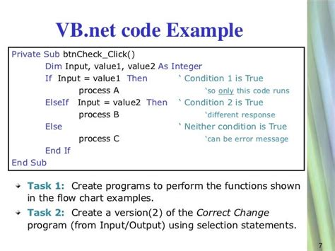 if statement in vb